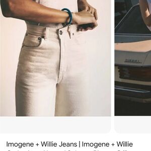 Imogene + Willie Catherine jeans | Color: Cream/White | Size: 26